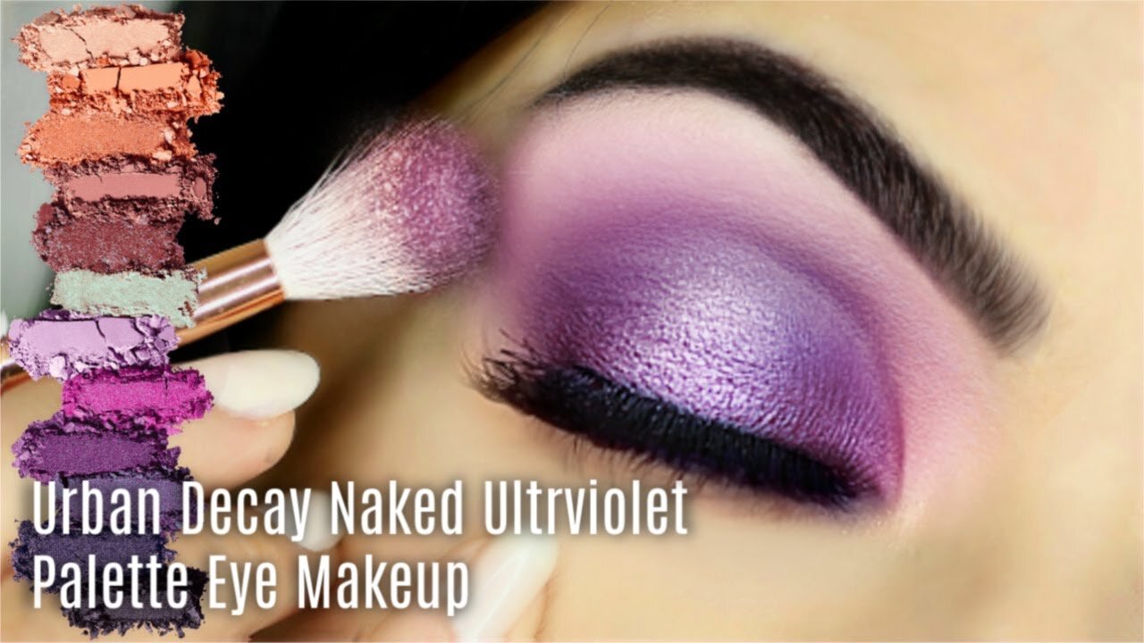 Eye Makeup Tutorial Using Urban Decay Naked Ultra Violet Palette | Purple Smokey Eye