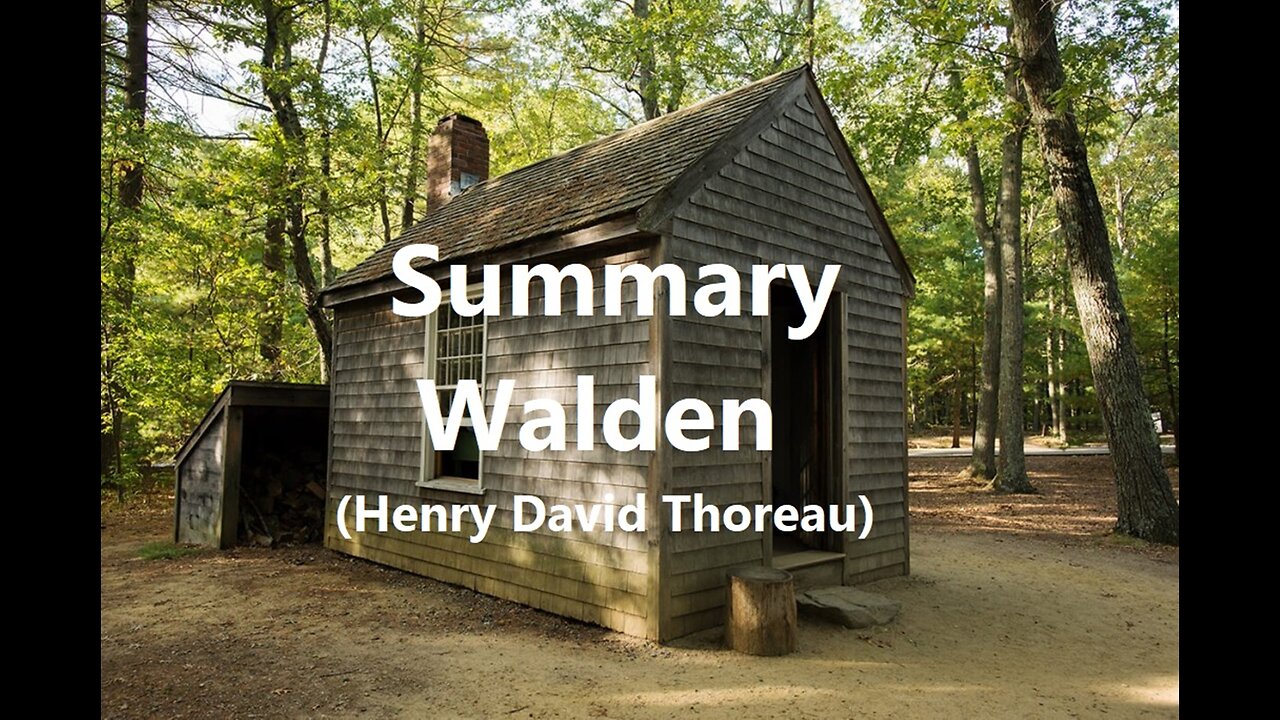 Summary: Walden (Henry David Thoreau)