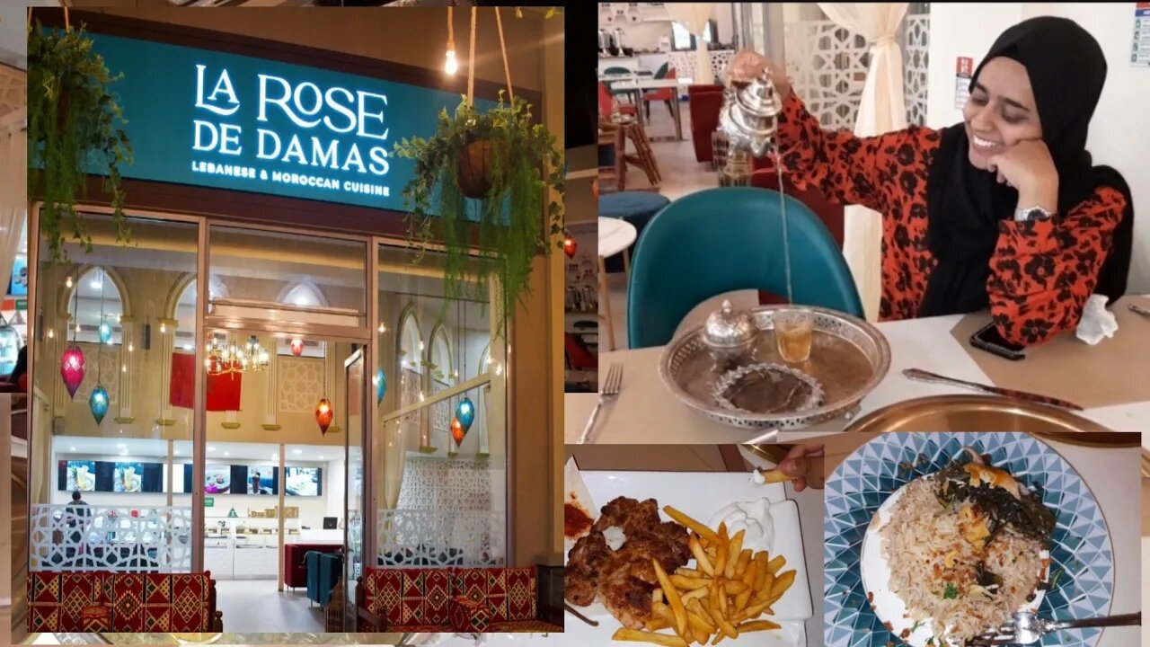 Best Lebanese & Moroccan foods ! La rose de damas restaurant Mauritius