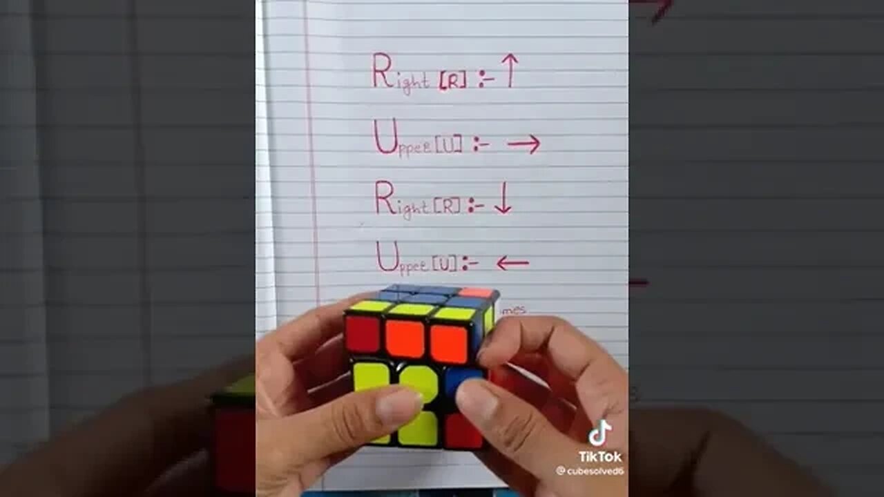 cube solving trick#shorts #short