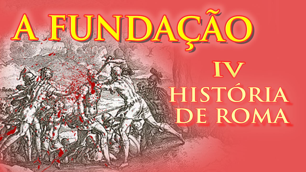 A Fundação de Roma. Rômulo e Remo, filhos do deus Marte, a loba. Fratricídio - História de Roma IV