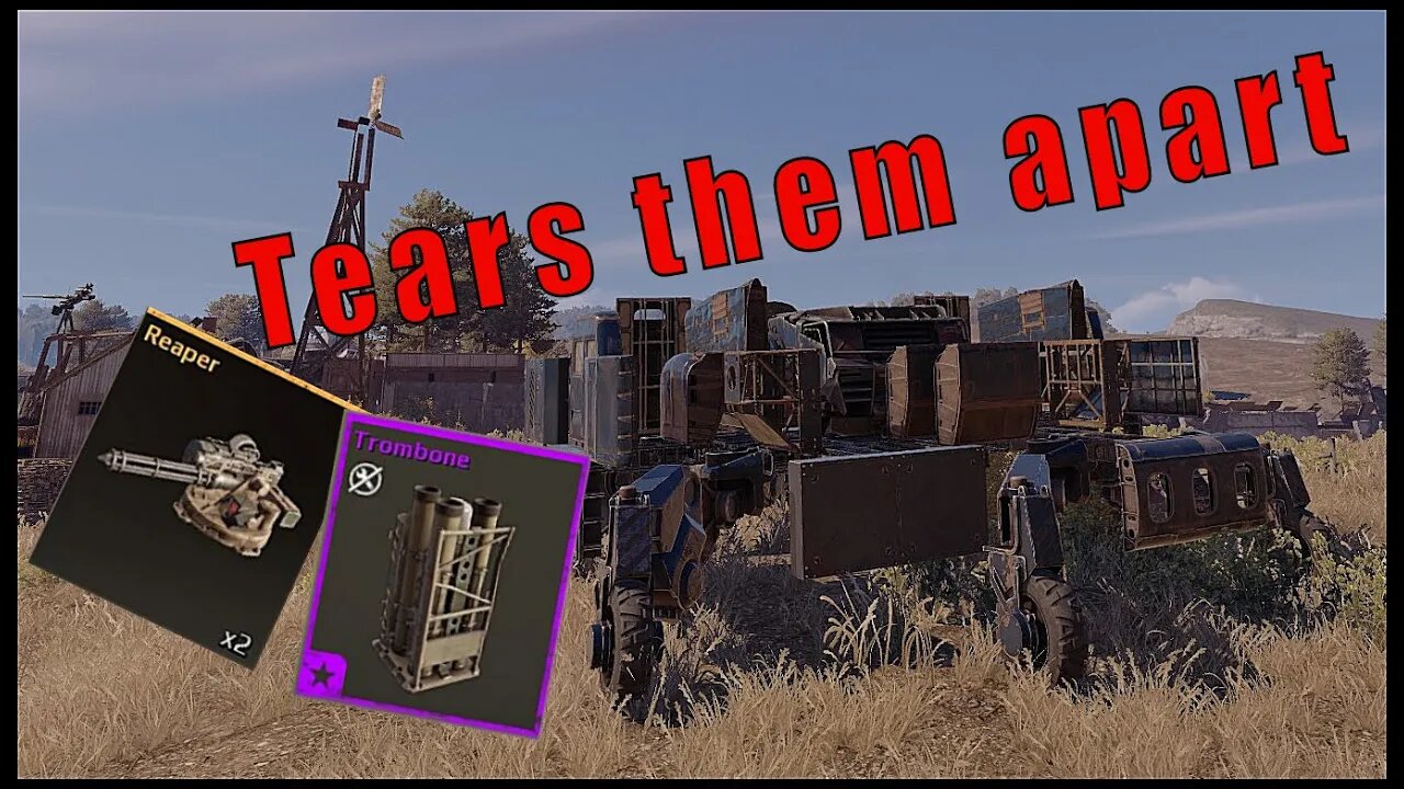 Trombone reaper SHREDS enemies | Crossout