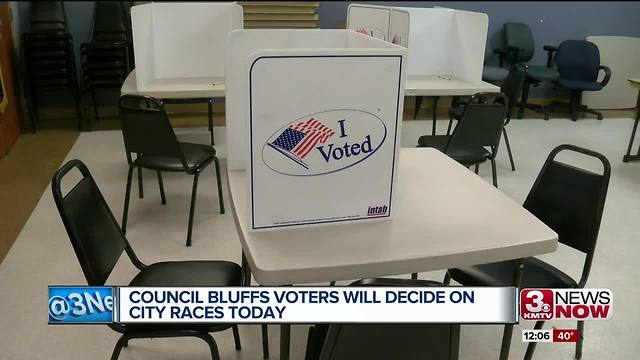 Election day in Council Bluffs