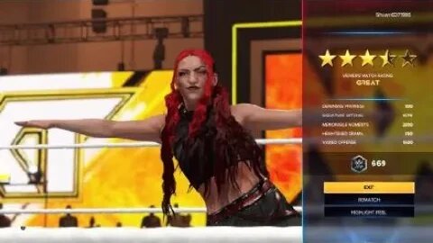 WWE 2K23: Alba Fyre Vs. Brie Bella (Legend Difficulty)