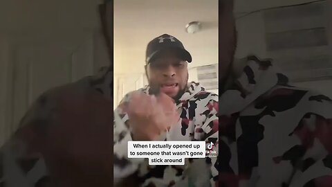 When you open up to someone that’s not gone be around long #seemlytuber #tikok #reels #trending