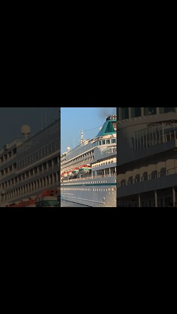 Cruise ship old port #montreal #viralvideo #travel