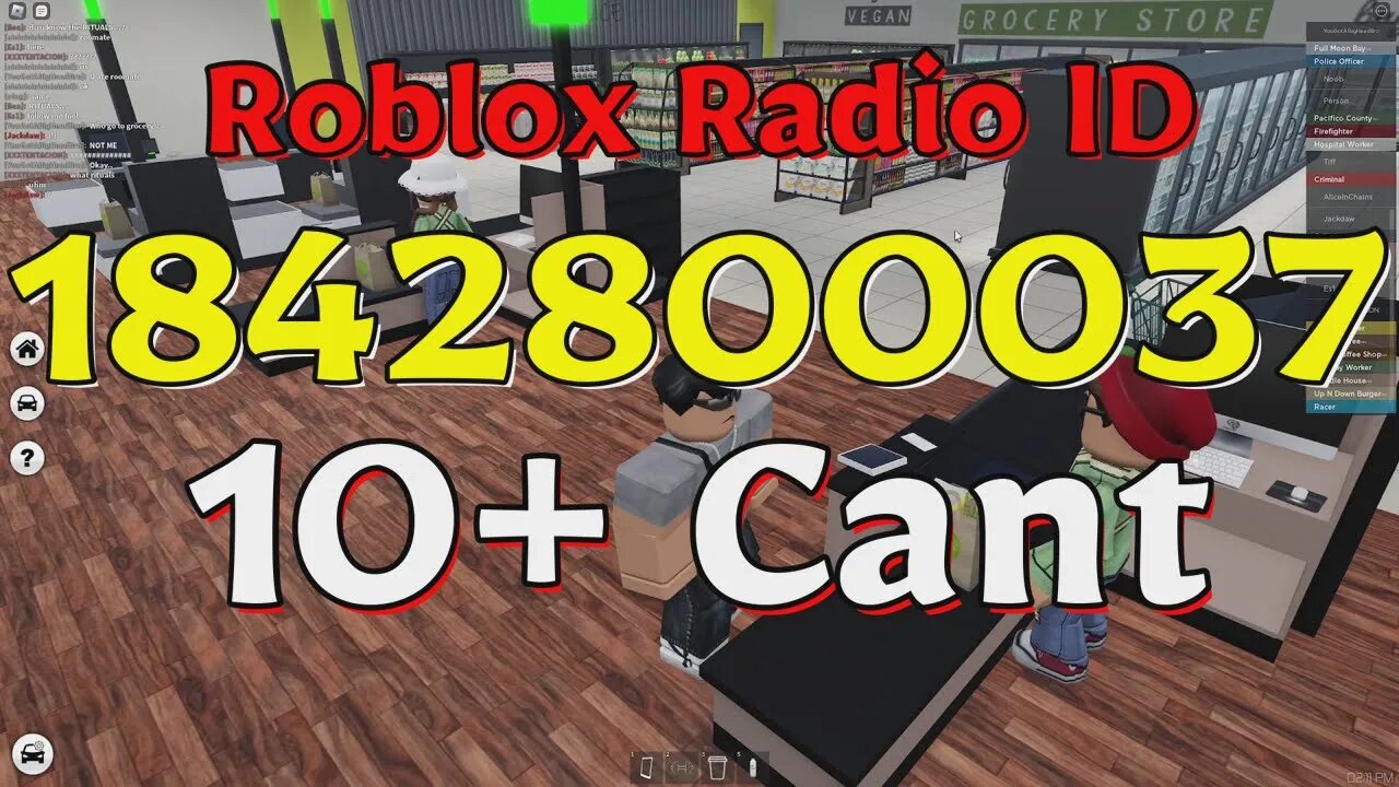 Cant Roblox Radio Codes/IDs