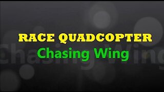 Race Quadcopter Chasing Z84 Wing