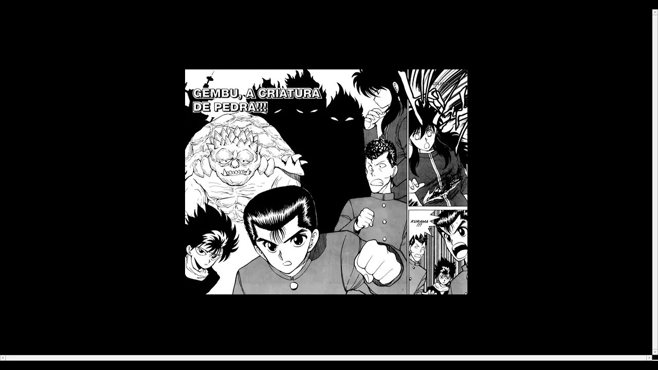 Yu Yu Hakusho Pt.35 - Gembu, A Criatura De Pedra!!! [Pause o Vídeo Caso Não Consiga Ler]