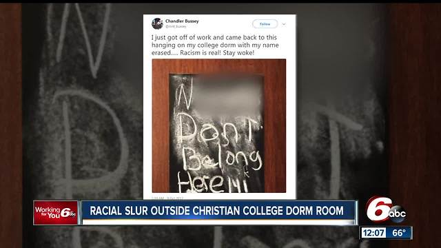 Slur found at Grace College dorm prompts hate crime probe