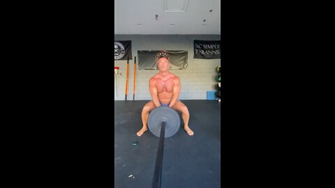 Landmine/Plank Superset