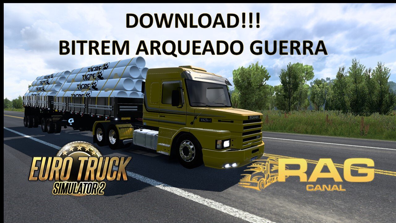 100% Mods Free: Bitrem Graneleiro Guerra Arqueado