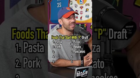 The FOODS THAT START WITH P Draft!! Who Do You Think Won? #shorts #food #drafts