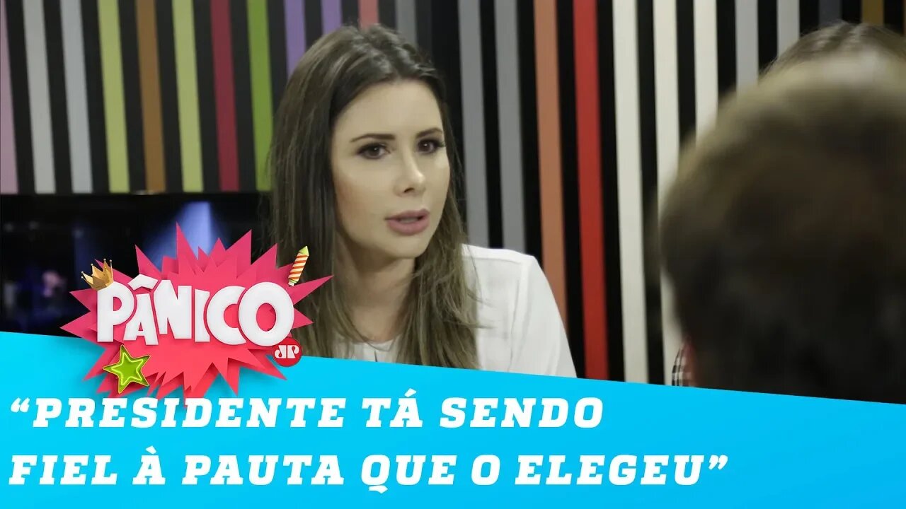 'Bolsonaro é autêntico e está cumprindo as promessas de campanha', diz Caroline de Toni