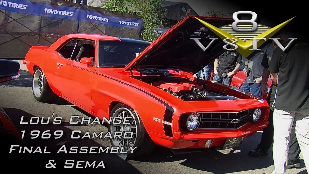 Supercharged Pro-Touring 1969 Camaro "Lou's Change" SEMA Thrash Video V8TV