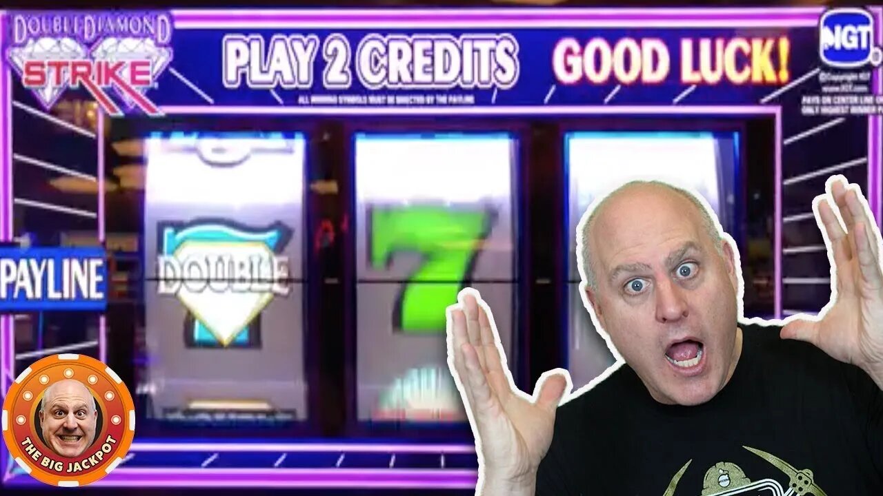 💎 HUGE 3 REEL JACKPOT! 💎My 1st BIG HIT on Double Diamond Strike 🎰 | Raja Slots