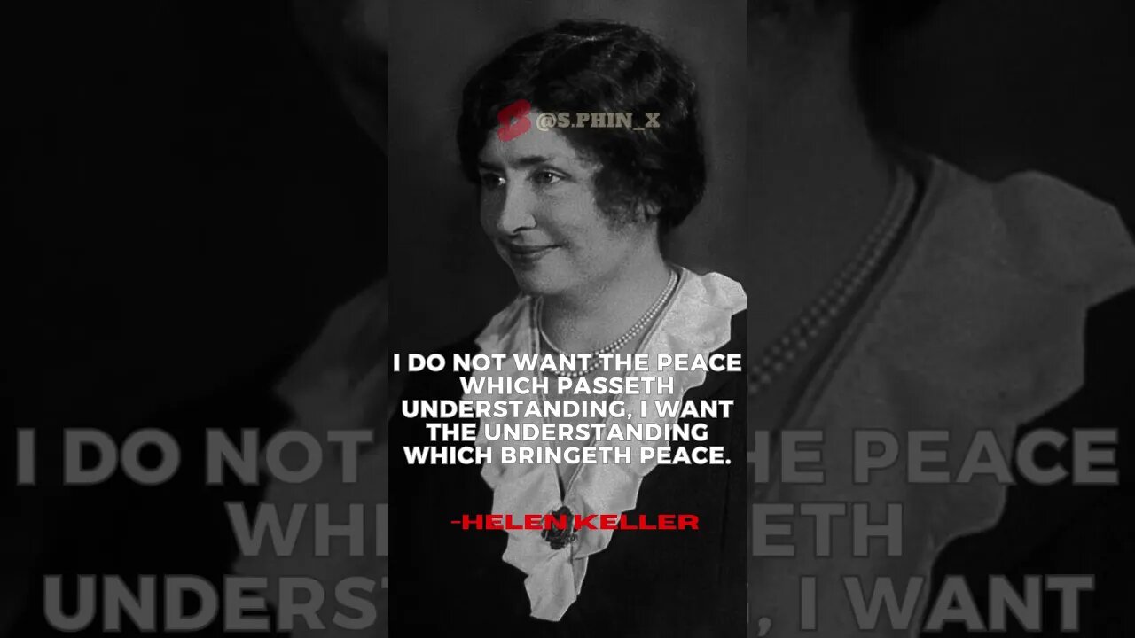 HELEN KELLER'S QUOTE | #shorts