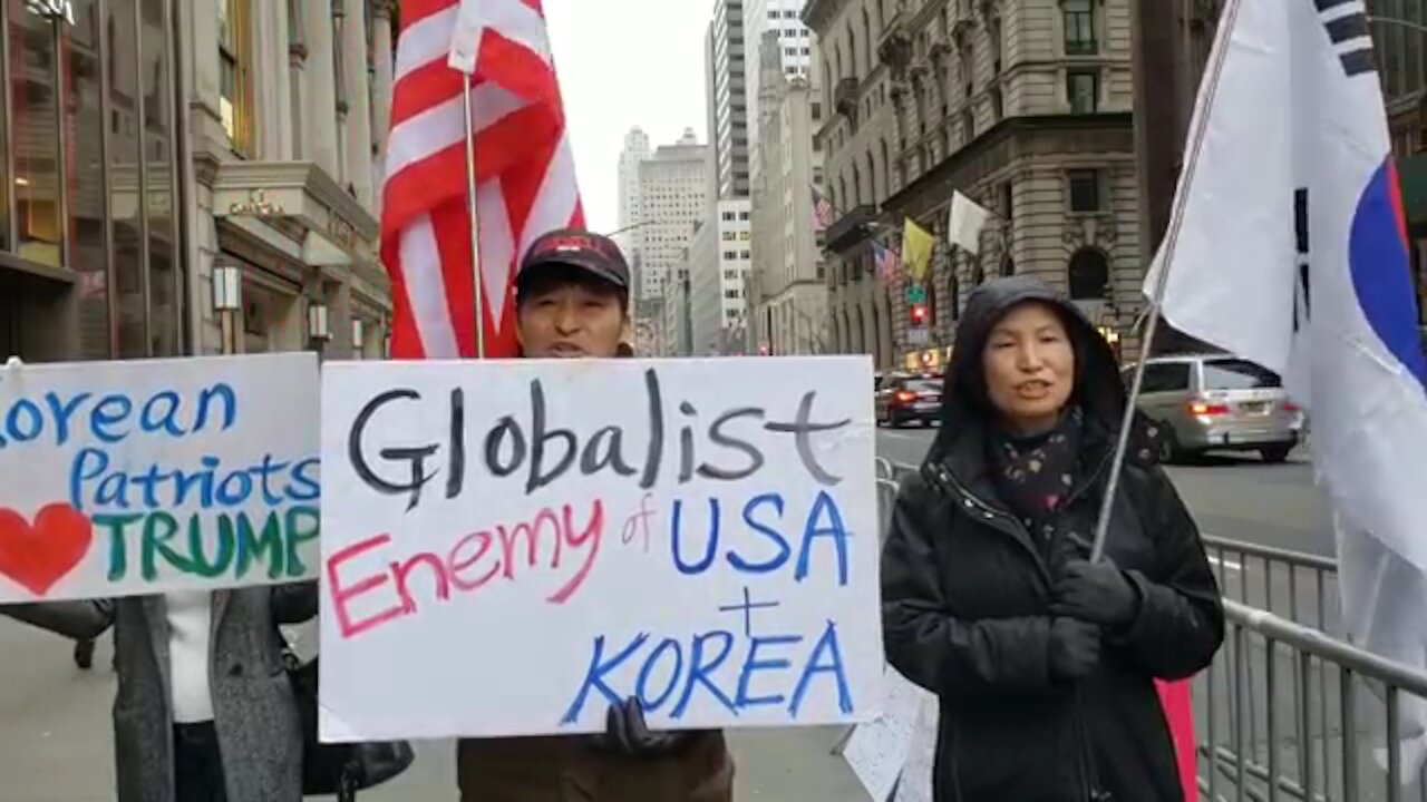 ★[구호는 이렇게!] 국민의 명령이다! 문재인을 체포하라! 여적국회 해산하라! 국회의원 전원파면! [태평] 190224 일 [태평 태투 뉴욕 12차] 김일선 교수+태평 뉴욕팀