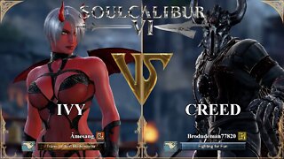 Ivy (Amesang) VS Creed (Brodudeman77820) (SoulCalibur VI — Xbox Series X Ranked)