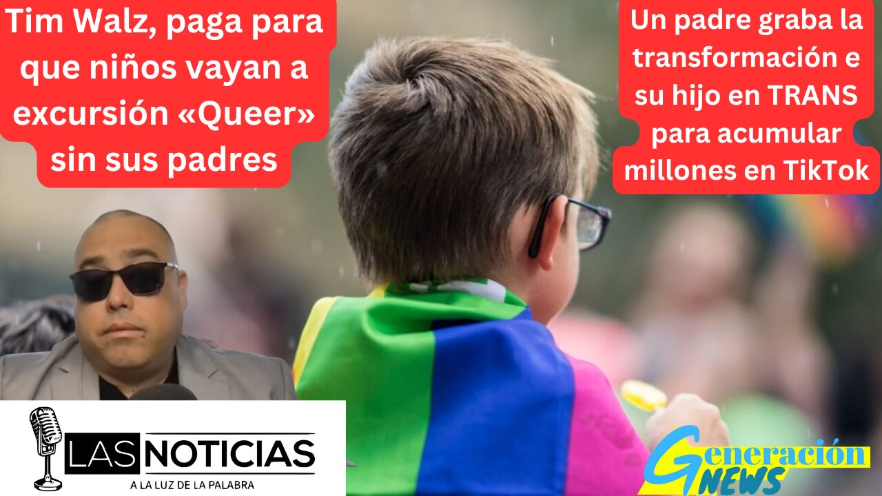 Un padre graba la transformación e su hijo en TRANS para acumular millones en TikTok