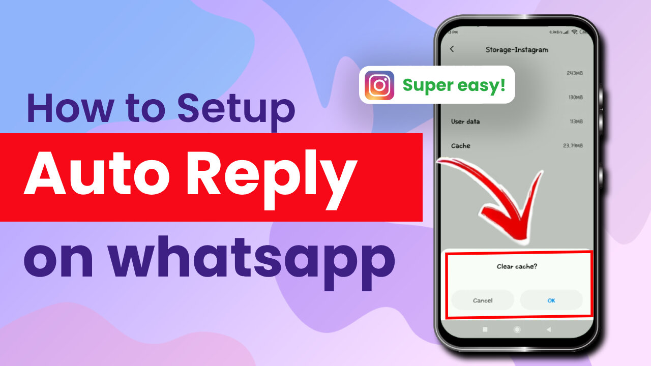 How to set up auto reply on WhatsApp
