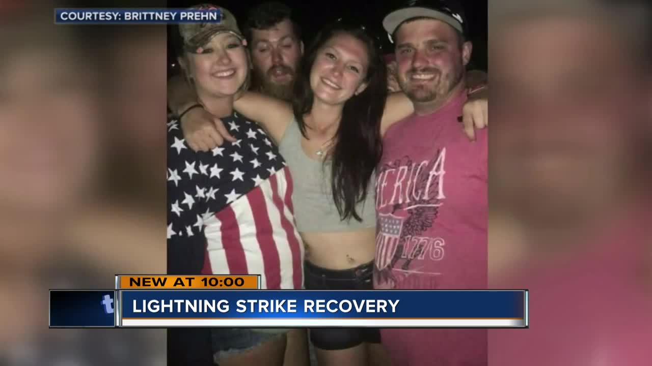 23-year-old woman struck by lightning at Country Thunder continues her recovery