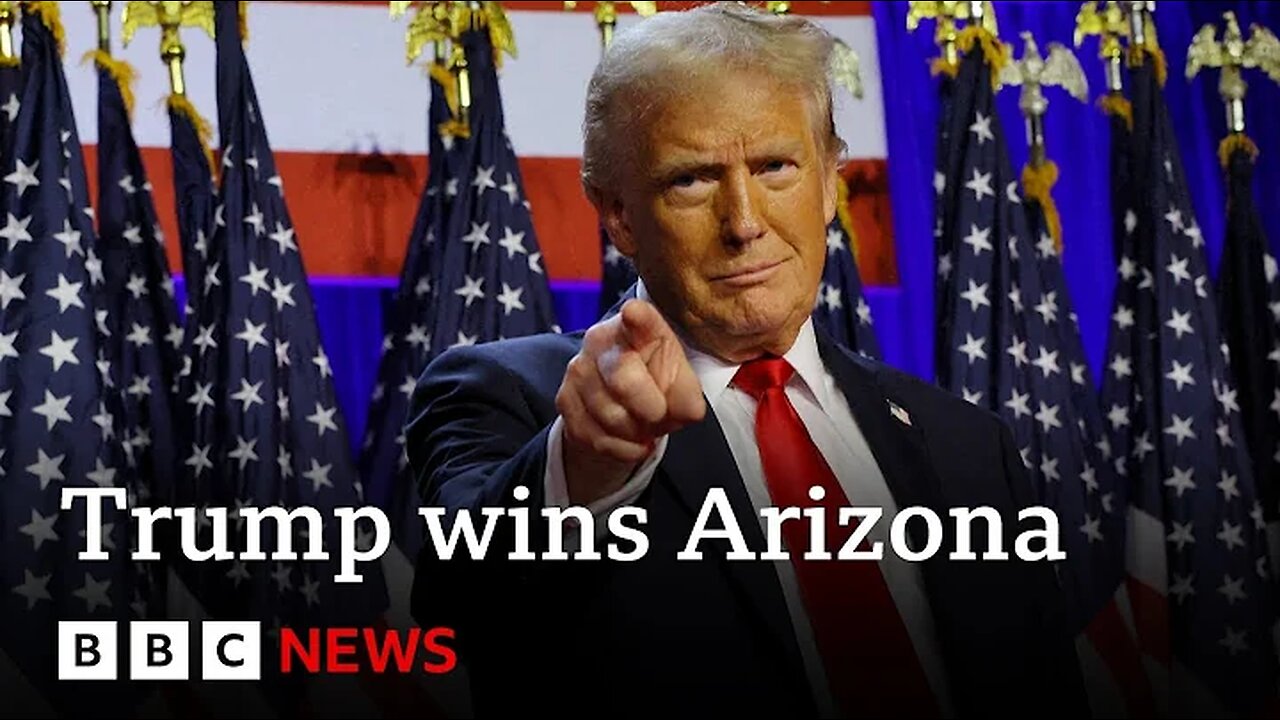 Donald Trump projected to win Arizona in US presidential election | BBC News