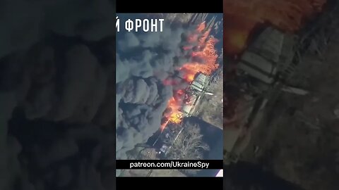 Russian drone "Lancet" destroyed an UA Forces fuel tanker