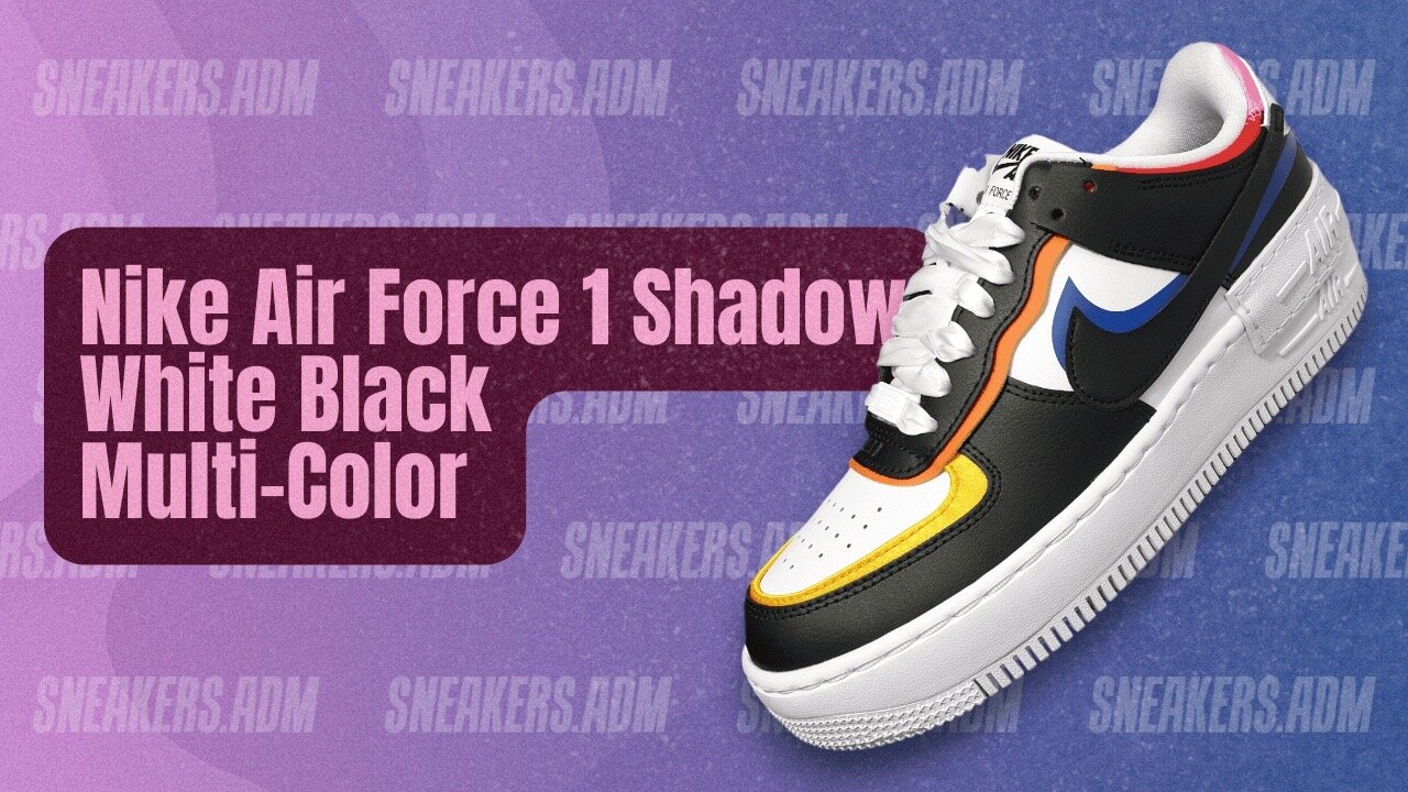 Nike Air Force 1 Shadow White Multi (W) - DC4462-100 - @SneakersADM