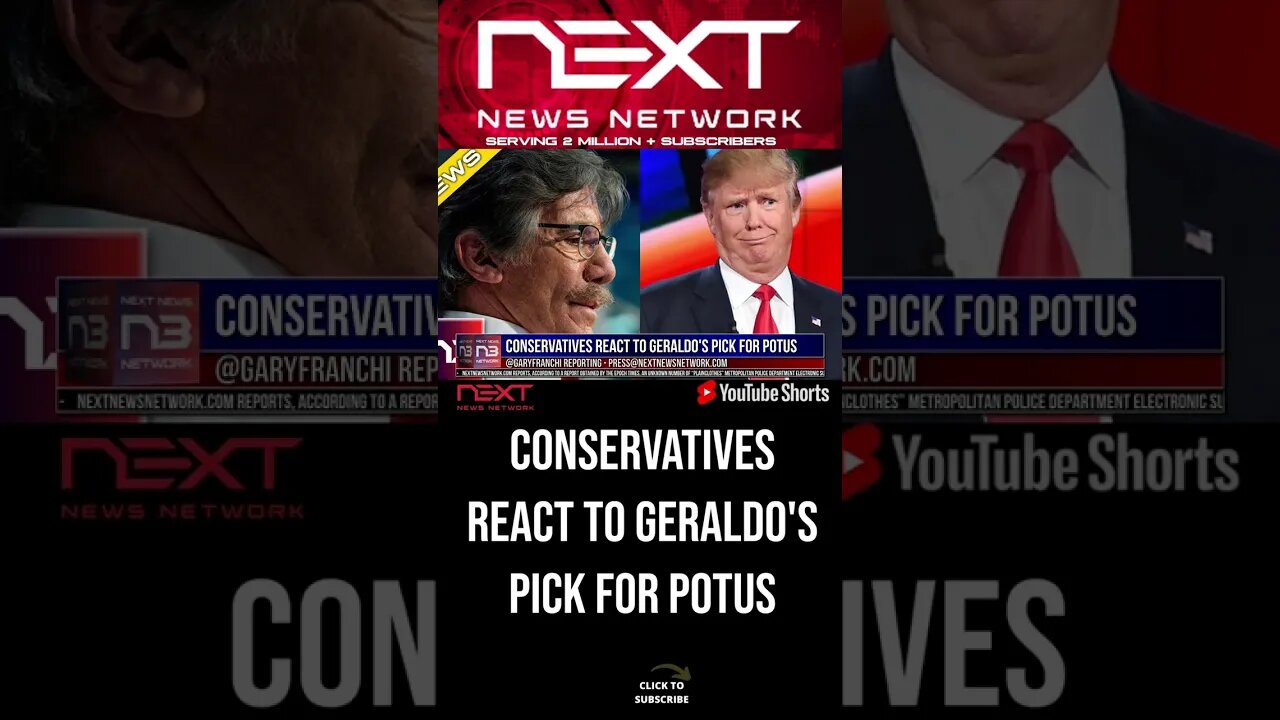 Conservatives React to Geraldo's Pick for POTUS #shorts