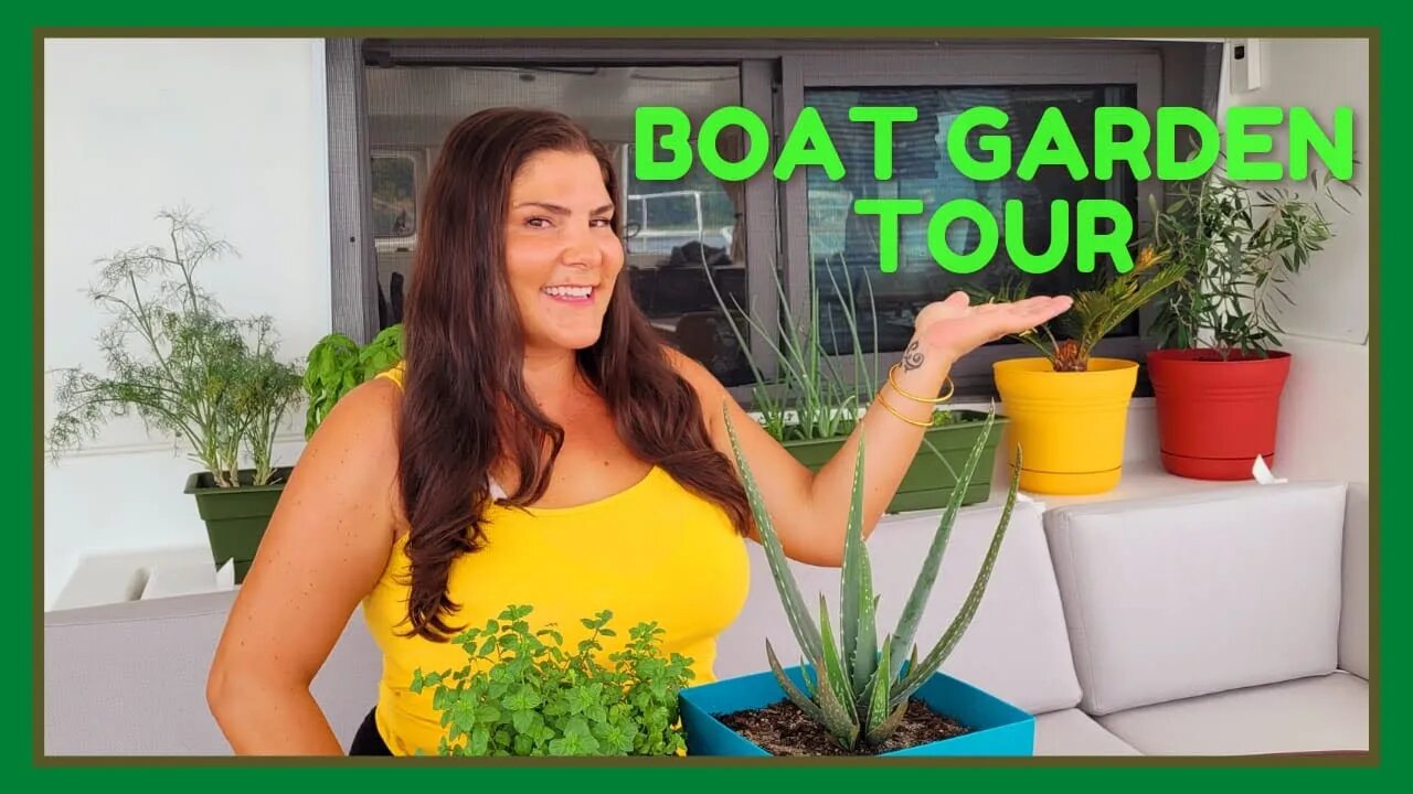 BOAT GARDEN TOUR!!