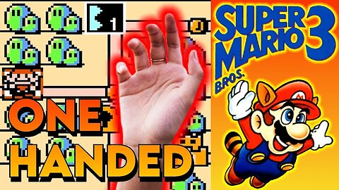 Super Mario bros 3 with 1 hand World 1