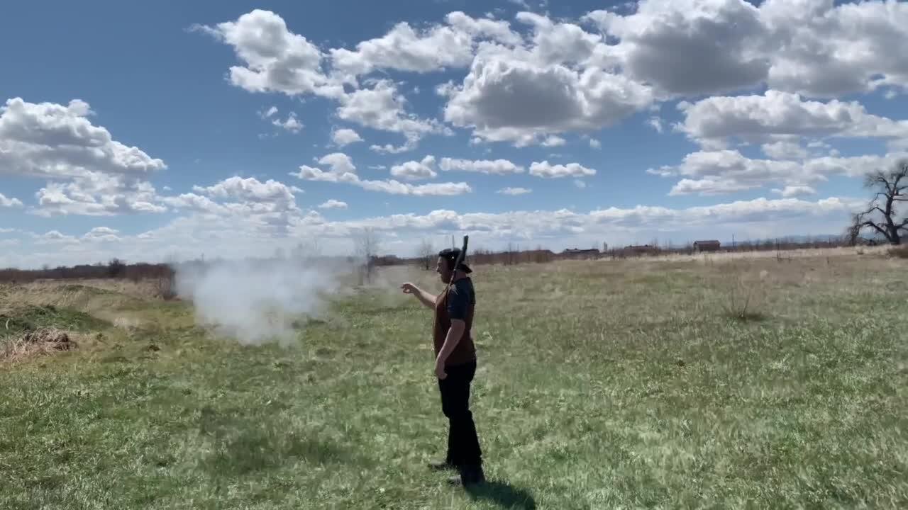 Man almost shoots his own head off