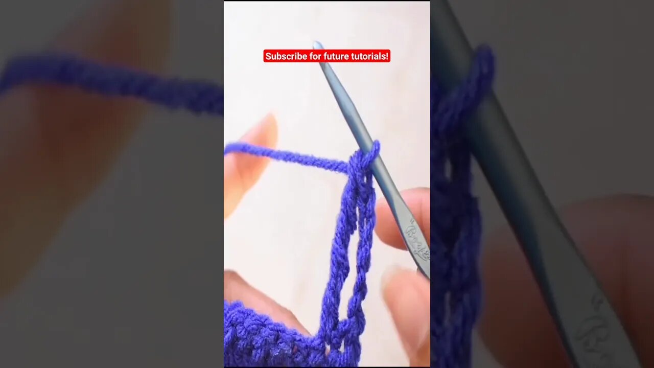 How to Crochet the Double Treble Crochet Stitch #shorts #crochettutorial