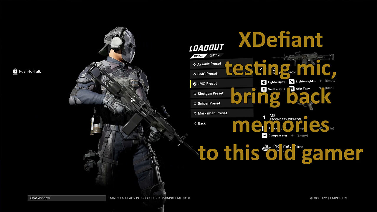 Xdefiant testing the mic