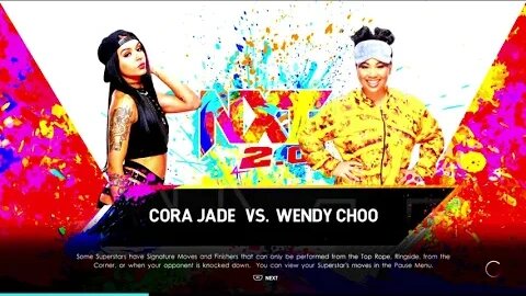 NXT Cora Jade vs Wendy Choo