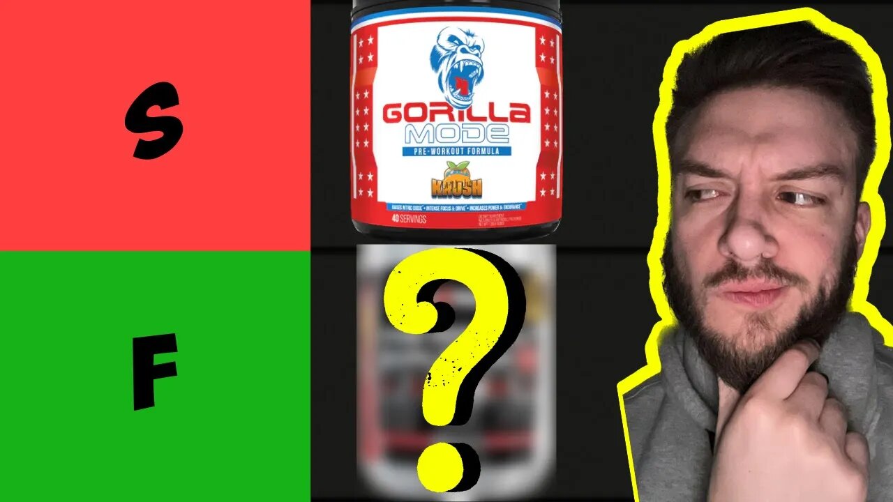 BEST Pre Workout Tier List