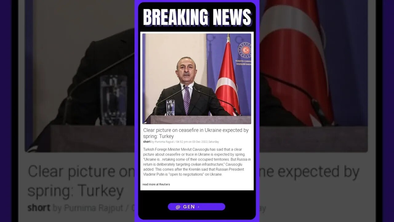 Latest Headlines | Turkey's Spring Hope: A Clear Picture on Ukraine's Ceasefire | #shorts #news