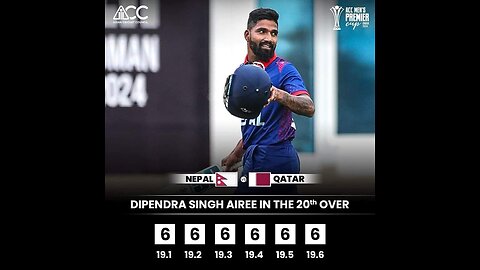 Record Brock Dipendra Singh Airee it's time for Nepal cricket