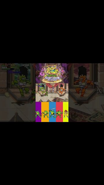 TARTARUGAS NINJAS SHORTS #64 - FASE 11