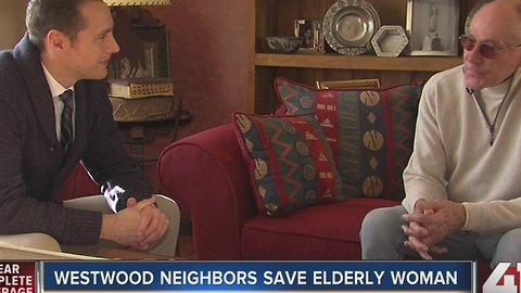 Westwood man helps save neighbor