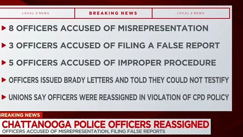 From 10 to 15 Brady Listed #cops #justice #liar