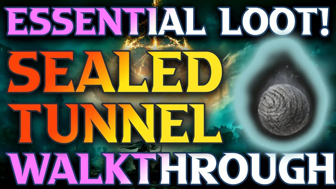 Detailed Sealed Tunnel Walkthrough Elden Ring - How To Get Smithing Stone Miner's Bell Bearing (2)