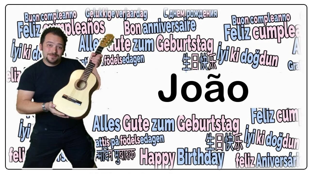 Happy Birthday João - Happy Birthday to You João #shorts