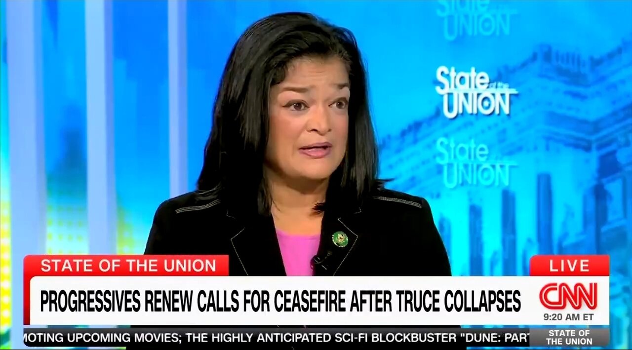 Rep Jayapal Plays Dumb On Hamas Violating Ceasefire