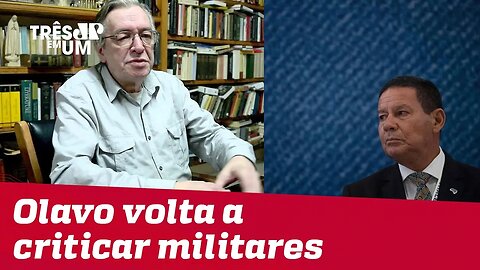 Em novo vídeo, Olavo de Carvalho volta a criticar militares