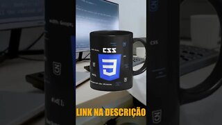 Caneca Dev CSS3 - Preta - #shorts