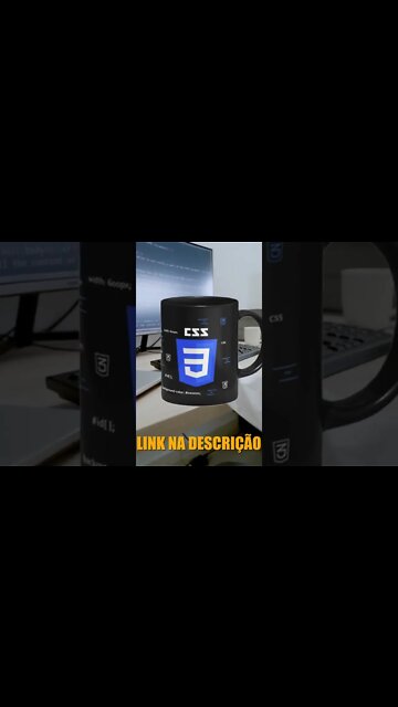Caneca Dev CSS3 - Preta - #shorts