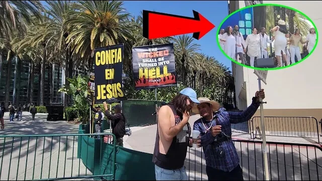 Christian Street Agitators Confronted By Christian For Drowning Out Gospel Music