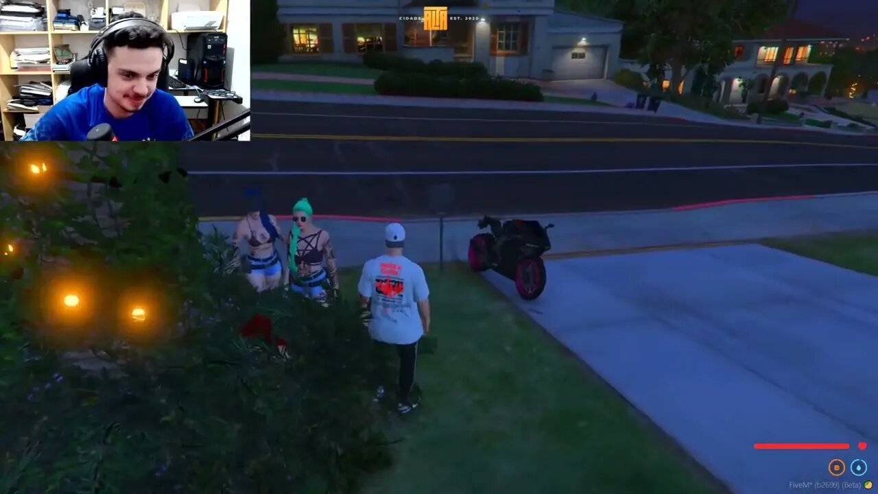 Gago fez o barulhinho do beijo com a Summer achando que o Dylan não tava escutando | GTA RP - CDA